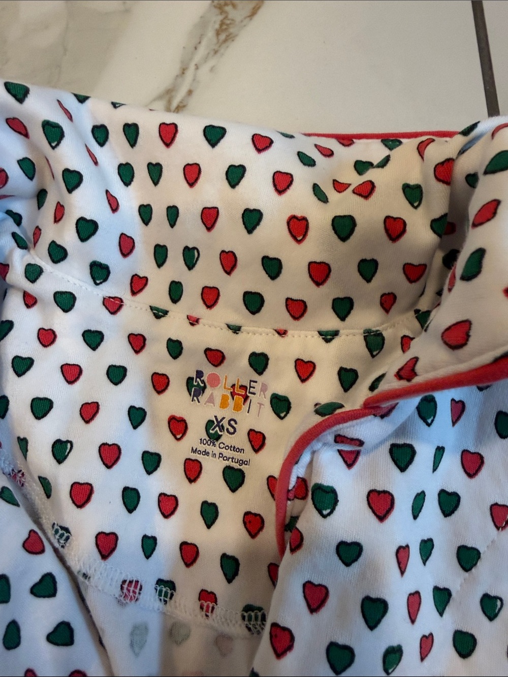 Roller Rabbit Multi-Heart Short Pajama Set - Picture 2 of 4